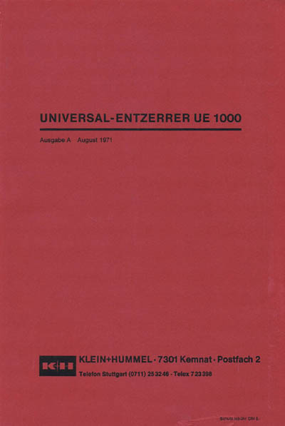UE-1000 titl
